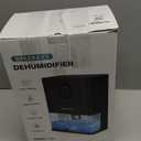 Dehumidifier, 106 OZ Water Tank (1000 sq.ft) Dehumidifiers for Home, Quiet Dehumidifier for Bathroom Bedroom Basement RV with Timer Setting, Auto Shut Off, 7 Colors LED Light, Sleep Modes, Black