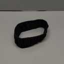 38CM Ice Silk Car Steering Wheel Cover, Anti-Slip Breathable Steering Wheel Protector, For Fit for 15 Inch/38cm Steering Wheels, Cloth Car Interior Accessory(Black)