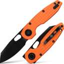 Vosteed Folding Knife with 3.18'' 154CM Blade, Pocket Knife for Men Women Gifts, Patented Vanchor Lock EDC Knife with Aluminum Handle, Reversible Pocket Clip - Ankylo A1917