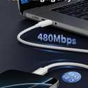 USB C to USB C Cable, 2-Pack 10FT 60W Fast Charging Cable Long Type C Charger Cord for iPhone 17/17 Pro/17 Pro Max/Air/16/15 Pro Max/Plus, iPad, MacBook, Galaxy S25/S24, Pixel 10/9/8, Tablet, Android