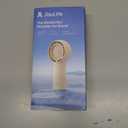 JISULIFE Handheld Portable Turbo Fan [16H Max Cooling Time], 4000mAh USB Rechargeable Personal Battery Operated Mini Small Pocket Fan with 5 Speeds for Travel/Outdoor/Vacation/Concerts - Brown