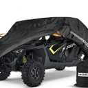 NEVERLAND UTV Cover Waterproof - All Weather Protection UTV Cover Compatible with RZR Polaris Ranger Yamaha Rhino Can-Am Commander Defender Honda Pioneer Sxs (Large (4-6 Seater))
