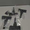 HOME MASTER HARDWARE 8 in Heavy Duty Decorative T Strap Hinge Rustproof Iron Black Gate Hinge,Tee Hinges for Storage Sheds, Gates Barns with Screws (4 Pack)