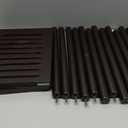 AmazerBath Bamboo Over The Toilet Storage Shelf, 2-Tier Over Toilet Bathroom Organizer Rack, Bathroom Shelves Over Toilet Space Saver, Espresso