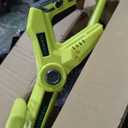 Electric Weed Wacker Cordless Eater Battery Powered Brushless Brush Cutter with 2X4.0Ah Batteries and Charger 24V Powerful Weed Trimmer 2 Types Metal Blades for Lawn Yard Garden (Green)