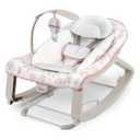 Ingenuity Keep Cozy 3-in-1 Grow with Me Vibrating Baby Bouncer, Seat & Infant to Toddler Rocker, Vibrations & Toy Bar, 0-30 Months Up to 40 lbs (Skye)