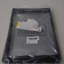 SUNEE 30 Packs Oversized Reusable Dry Erase Pocket Sleeves with 2 Rings, Black 10x14 Ticket Holders, Clear Plastic Sheet Protectors, Teacher School Classroom Supplies