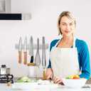 Ninonly 24 Inch Magnetic Knife Holder for Wall, Stainless Steel Wall‑Mount