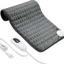 Electric Heating Pad for Back Pain Relief, Heating Pads for Cramps, Auto Shut Off, Machine Washable, Heating pad for Neck and Shoulder, Knee, Arms, Legs, etc. (Dark Gray, 2412)