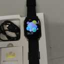 FITVII Fitness Tracker, Smart Watch with 24/7 Blood Pressure Heart Rate and Blood Oxygen Monitor, Sleep Tracker with Calorie Step Counter, IP68 Waterproof Activity Tracker for Women Men Android iOS (Black)