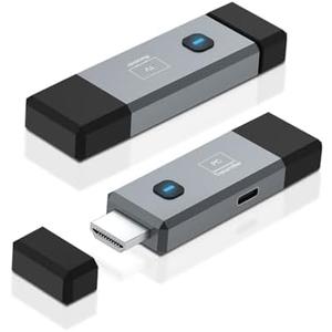 LNN Wireless HDMI Transmitter and Receiver 1080P 60Hz, Dual Band 2.4G+5G Signal, 165ft Range, Plug & Play HDMI Extender Kit for TV, Projector, Laptop, Camera, Conference & Home Theater