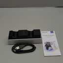 PS 5 Controller Charger Station Compatible with PlayStation 5 Faceplates Edge & Dual Controller, 9 Lightings PS 5 Accessories Charging Station, PS 5 Dock Stand with LED Indicator & On-Off Switch (Black & White)