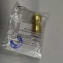 1/2" Push-fit Straight Coupling Plumbing Fitting, 1/2" Brass Push-to-Connect Plumbing Fitting, for Copper, PEX, CPVC Pipe
