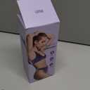 LGTGH Bikini Trimmer for Women: Pubic Hair Razor with Mirror & LED Light, Electric Shaver with Travel Lock & Ceramic Blades - Body Groomer IPX7 Waterproof Use for Legs/ Arm/ Underarm - Plum