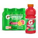 Gatorade Lower Sugar Sports Drink, Fruit Punch, 20 fl oz Bottles, (6 Pack) (EXP 11/03/26)