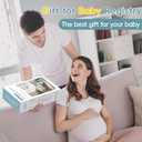 Baby Crib Vibrating Soother, 3 Vibration Modes 5 Soothing Sounds for Colic Calm, Bassinet Vibrating Soother, Newborn Essential, Baby Shower & Registry Gift