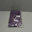 ChrisDowa Blackout Curtains 36 Inches Long for Living Room, Grommet Thermal Insulated Room Darkening Curtains for Bedroom (1 Panel Set, Royal Purple, 42W x 36L)