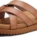 KuaiLu Womens Dressy Orthotic Flip Flops Ladies Yoga Memory Foam Summer Pool Beach Slip on Plantar Fasciitis Arch Support Khaki 9.5