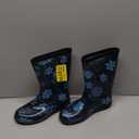 Women's Rain Boots Waterproof Mid Calf Rubber Garden Boots for Women Outdoor Mud Work with Comfort Insole