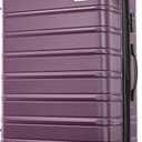 Samsonite Omni 2 Hardside Expandable Luggage with Spinner Wheels, Checked-Large 28-Inch, Purple