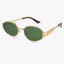 livho 2025 Trendy Oval Sunglasses - Stylish Polarized Shades for Everyday - Retro Metal Frames