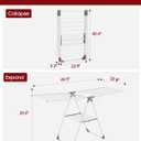 Sakugi Clothes Drying Rack, 69.5" Adjustable Wings, Foldable Design, XX-Large