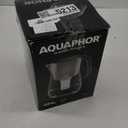 AQUAPHOR Water Filter Pitcher Opal 12 Cup with 1 X B15 Filter - 145 Gallons Long-Life (Black)