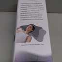 Cervical Pillow for Neck Pain Relief, Memory Foam Pillows, Ergonomic Contour Bed Pillow, Soft for Side Sleep Stomach Sleeping and Back Sleepers (Queen Size-24.8''Lx14.96''Wx5.78''H, Grey&grey-stripe)