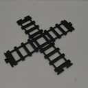 Hot Bee Train Tracks Accessories Width 6cm (2.36in) Railroad Building Toy Railway Rail for 9015 Trains Set