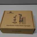 Blissland Bidet Sprayer for Toilet with Adjustable Water Pressure, Handheld Bidet Sprayer Kit- Stainless Steel. Don't Use Teflon Tape for Installation