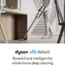 Dyson V15 Detect Cordless Vacuum Cleaner, Yellow/Nickel