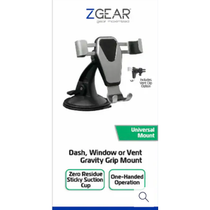 ZGEAR Dash Window Or Vent Cravity Crip Mount Universal Mount