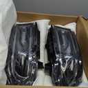 Halogen Model Headlights Assembly Compatible with Dodge Charger 2015-2021 Headlamp Replacement Pair Left Driver LH & Right Passenger Side RH