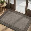 Dirt Trapper Door Mat 32"x 48", Non Slip Washable Doormat,Taupe | Stain Resistant and Absorbent Welcome Mat, Floor Mats,Low Profile Entrance Dog Door Mats for Front Back Door