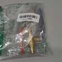 1/2" Pex Shut off Valve, 2 Pack Brass 1/2" Pex Ball Valve with 1/4 Turn Handle for Hot and Cold Water, UPC Certified