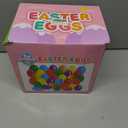 [ 6 Surprise Golden Eggs ] 100 Pack Prefilled Easter Eggs with Assorted Toys Inside, 100 Plastic Easter Eggs Fillers with Toys, Pre-filled Easter Egg Hunt Stuffed, Easter Basket Stuffers