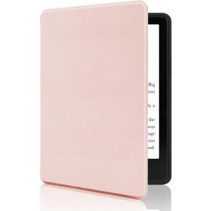 MOROCK Slim Case for Kindle Paperwhite 11th Generation(2021 Release,Model NO.M2L3EK), Fits 6.8" Amazon Kindle Paperwhite Signature Edition, Lightweight PU Leather Cover, Pink