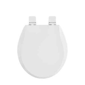 American Standard Bedminster Wood White Round Soft Close Toilet Seat