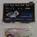 Lanzar 4 Band Parametric Equalizer - Wireless Streaming, Half Din Size, Rotary Fader, Input Gain Adjustments, Sub Output Volume/Sweep Control, Low Pass Crossover, 18 dB Boost, Blue Light Illumination
