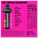 BODYARMOR Sports Drink, Tropical Passionfruit, Electrolyte Drink Hydration, 28 Fl Oz Bottles (15 Pack), Flavored Coconut Water with B Vitamins & Antioxidants (EXP 08/13/26)