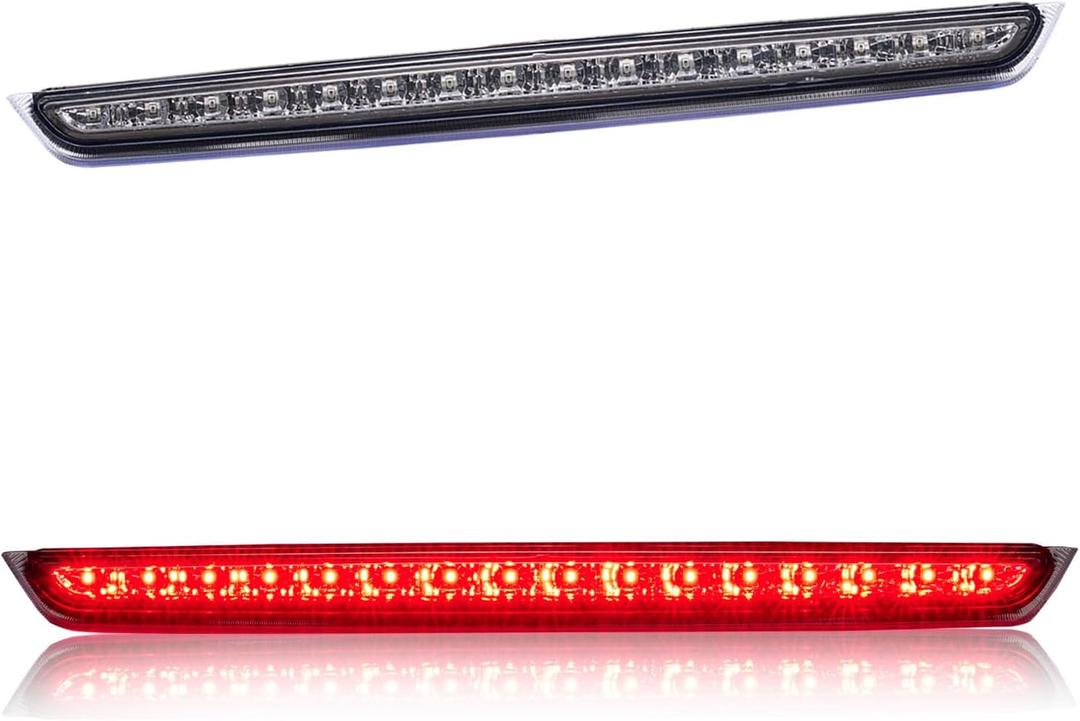 Third 3rd Brake Light LED for 2007-2014 Chevy Tahoe Suburban/GMC Yukon, High Mount Rear Brake Lights Assembly for 07-14 Yukon XL, Waterproof Center Cab Lamp Stop Light (Clear)