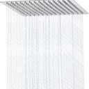 Rain Shower Head - 10 Inch High Pressure Shower Heads 304 Stainless Steel Ultra Thin Square Showerhead Pressure Boosting Design, Ceiling or Wall Mount