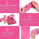 WDFAACK Biodegradable Dog Poo Bags with Holder-240 Large Poop Bags, Corn Starch Blended Compostable Bag, Extra Thick Strong Leak Proof Waste Bag for Dogs (Pink)