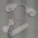 Kirei Sui Kids White Silver Sheep Headband Bowtie Tail 3pcs Costume