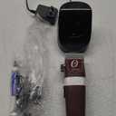 Oster Professional Cordless Hair Clippers, Fast Feed for Barbers and Hair Cutting with Detachable Blade, Burgundy