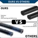 Silicone Vacuum Tubing Hose Automotive Vacuum Line for Toyota High Temperature 6.6ft 1/4" 6mm ID 3.5mm Thickness 1 Pc Black