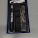 Engraving Pen, Ultimate Cordless Engraving Pen for Artists & DIYers - Engrave 60+ Surfaces - Beginner Friendly- 30 Bits & Mastery Guide (Silver)