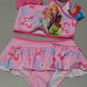 Disney Princess Moana Ariel Mickey and Friends Toddler Girls 2 Piece Tankini Bathing Suits Summer Rash Guard Swimwear (4-5T)