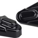 Black ABS Motorcycle Accessory Swingarm Rear Axle Covers For Harley Softail Heritage Springer Bad Boy 1986-2007
