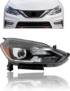 labwork Headlight Assembly Replacement for Nissan Sentra 2016-2019 Headlight Headlamp Assy Right RH Set Passenger Side